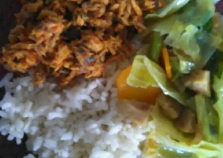 Cara membuat Tongkol suwir bumbu sarden yang nikmat dan Mudah Dibuat