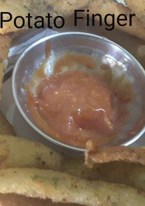 A picture of Potato Sooji  Finger Fries.