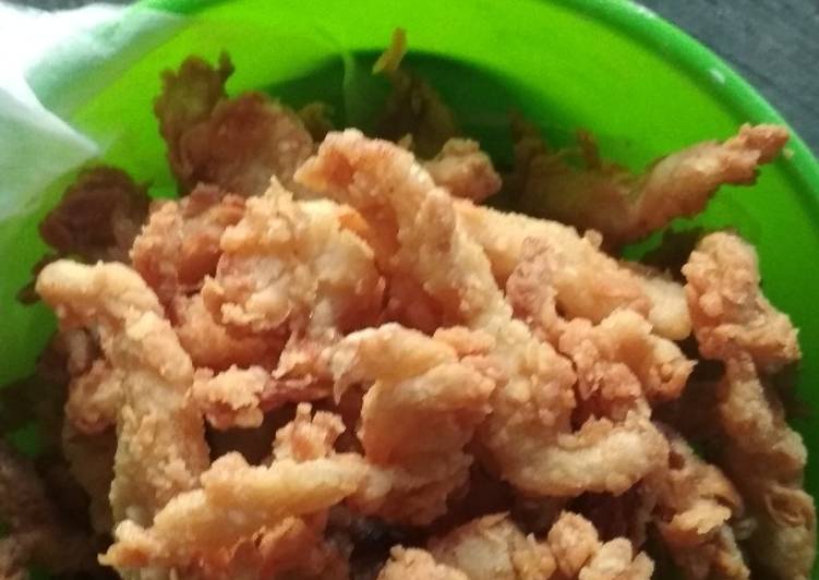 Langkah Mudah untuk Menyiapkan Jamur crispy sambel korek Anti Gagal