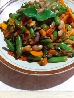 Foto resep Oseng buncis kacang merah