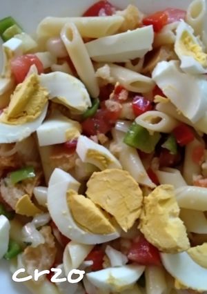 Una foto de Ensalada de macarrones