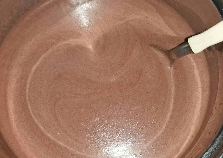 Chocolate caliente cremoso!! Mmm