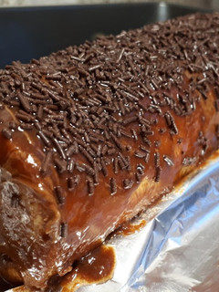 Una foto de Brazo gitano con chocolate