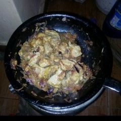 A picture of Dry fry chicken.