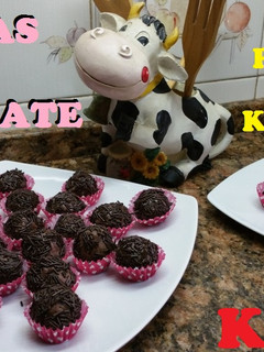 Una foto de Trufas de chocolate