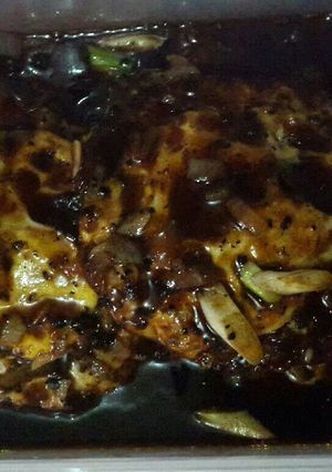 Foto resep Telur Ceplok Saus Lada Hitam