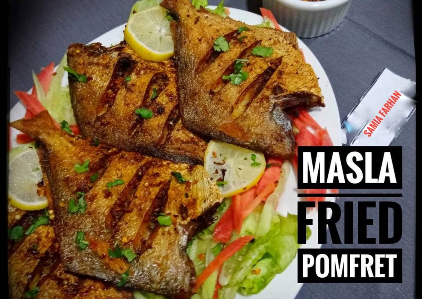 Masala fried pomfret