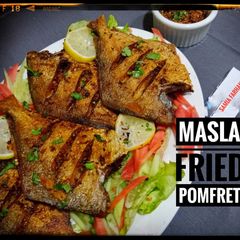 Masala fried pomfret A picture of Masala fried pomfret.