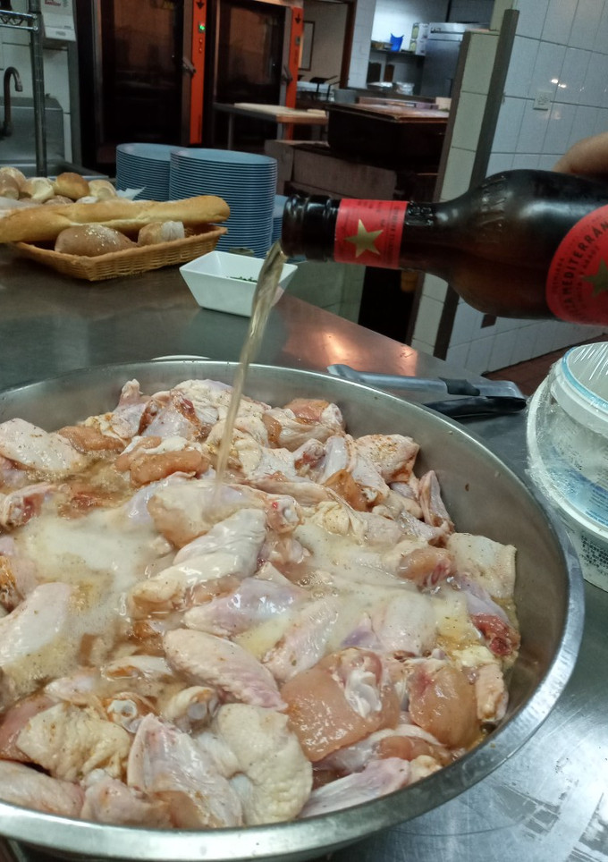 Una foto de Alitas barbacoa