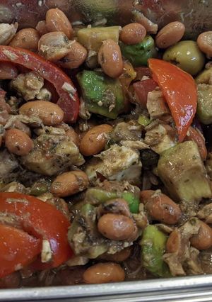 Una foto de Ensalada fit de alubias