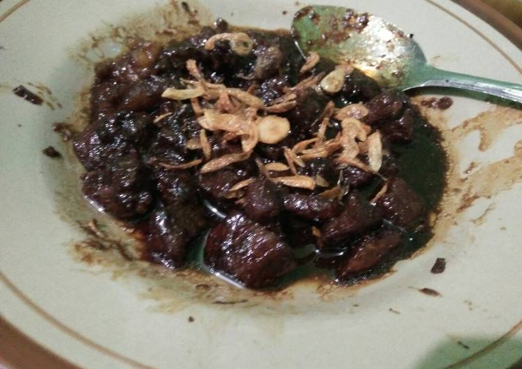 Krengsengan daging sapi👍