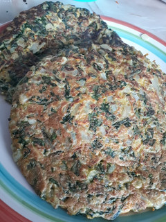 Una foto de ~ Tortilla de acelga 💪🍽~