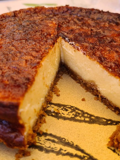 Una foto de Tarta de mascarpone y yogurt al horno