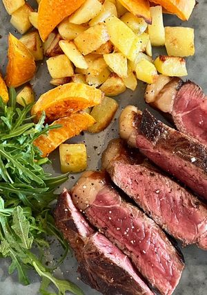 Une photo de Tagliata de faux filet