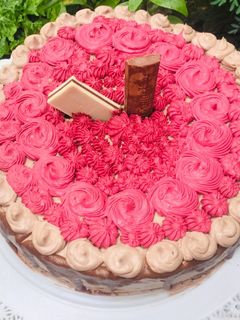 Una foto de Pastel de chocolate