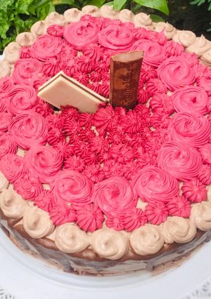 Una foto de Pastel de chocolate