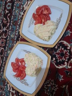 عکسی از دستور سالاد الویه