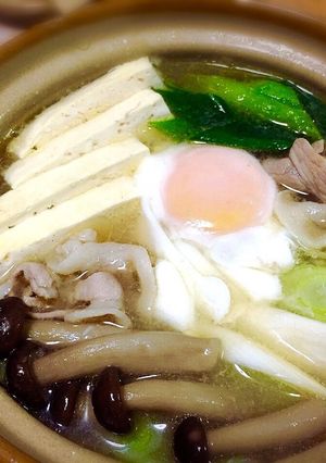 รูปของ ชาบูหม้อดินไข่ลวกง่ายมากๆ