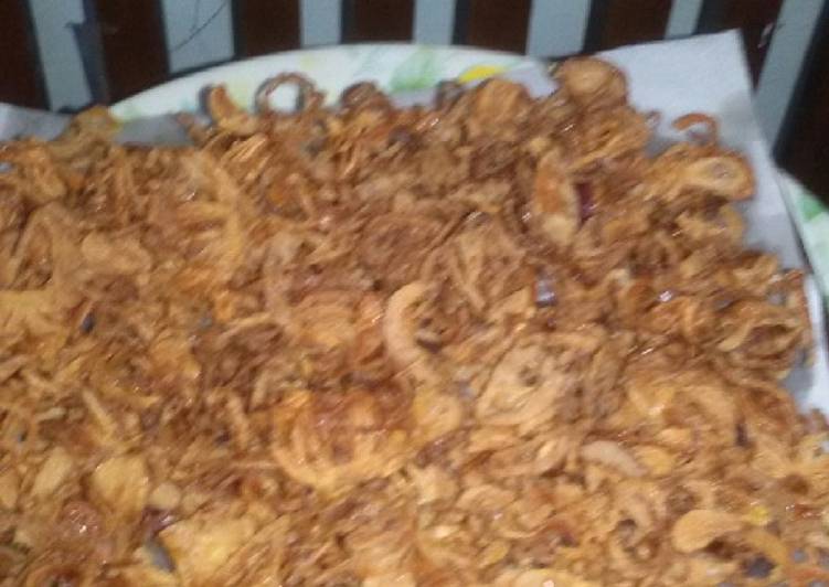 Bawang merah goreng crispy