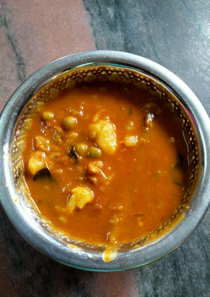 உருளைக்கிழங்கு மசாலா கிரேவி செய்முறை முக்கிய புகைப்படம்