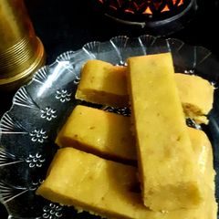 Soft mysore pak A picture of Soft mysore pak.