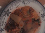 A picture of lauki gosht