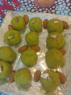 A picture of Coconut mithai.
