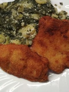 Juhtúrós-spenótos krumpli recept fotója