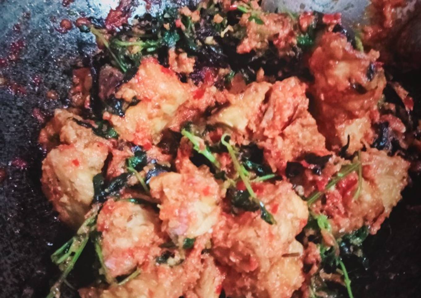 Sambel tempe kemangi tanggal tua