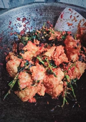 Foto resep Sambel tempe kemangi tanggal tua