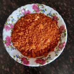 A picture of Dry Garlic Chutney.