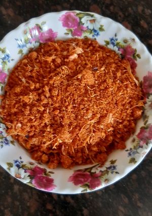 A picture of Dry Garlic Chutney.