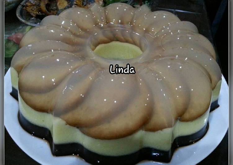 Bahan Puding marrie 3 layer | Bahan Membuat Puding marrie 3 layer Yang Enak Banget