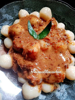Foto resep Cilok siram bumbu kacang