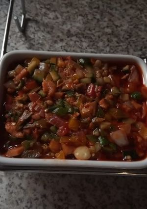 A picture of Atchar salad.