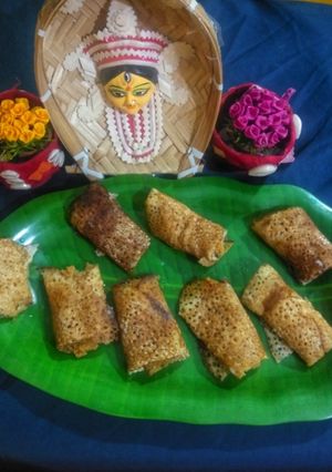 ক্ষীরের পাটিসাপটা (Kheerer Patisapta, Recipe in Bengali) রেসিপির প্রধান ছবি