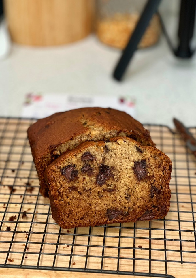 A picture of Perfectly Moist Banana Bread.