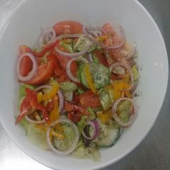 A picture of Simple Garden salad# Authormarathon.