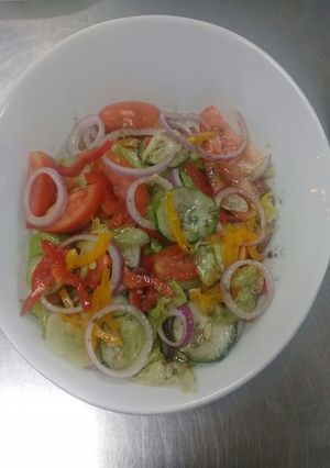 A picture of Simple Garden salad# Authormarathon.