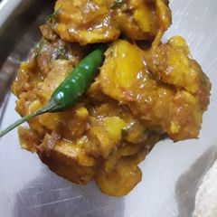 A picture of Arbi ki sabji.