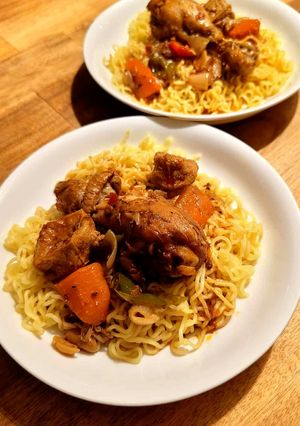 รูปของ บะหมี่น่องไก่หม่าล่าเสฉวน