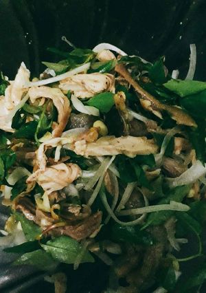 Hình của món Gà bóp.