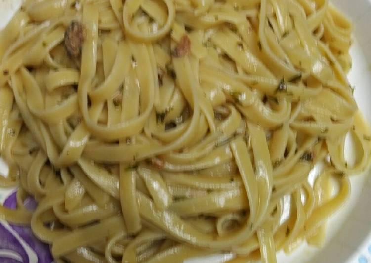 Recipe of Yummy Pasta al Burro, Pasta and Butter