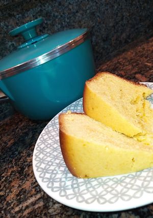 Una foto de Budín de Mandarina o Naranja en licuadora
