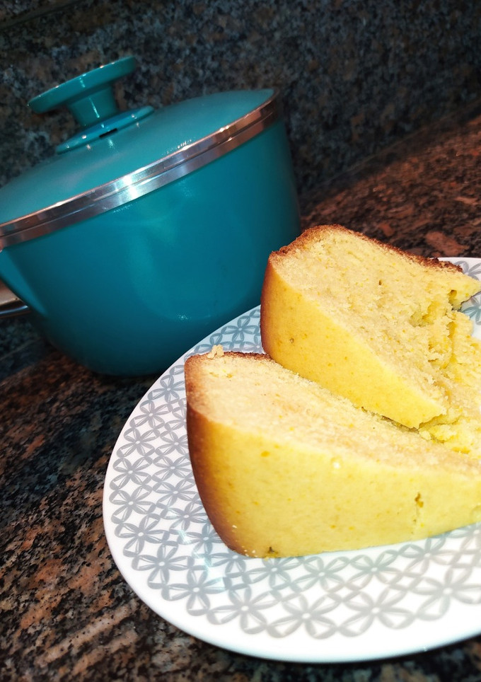 Una foto de Budín de Mandarina o Naranja en licuadora