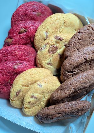 صورة لوصفة كوكيز ريد فلفيت 🍪😋