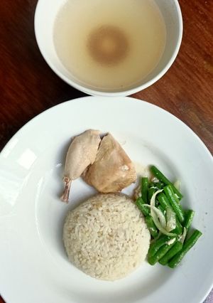 Foto resep Nasi ayam hainan simpel