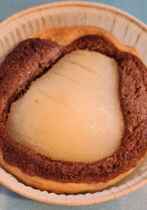 Une photo de Tarte bourdaloue chocolat