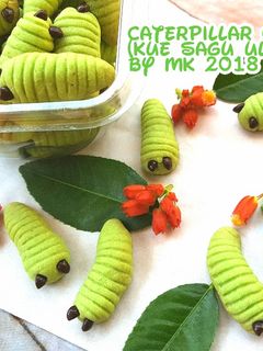 Foto resep Caterpillar Cookies / Kue ulet