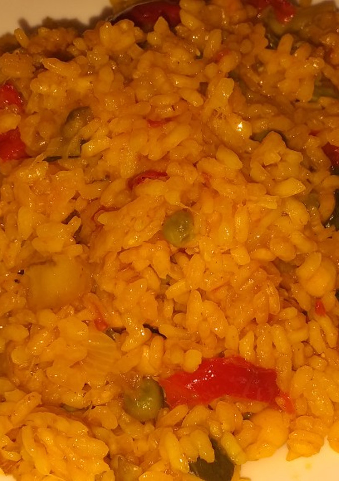 Una foto de Arroz con verduras